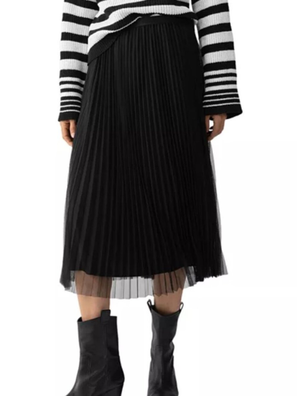 Sanctuary Pleated Tulle Skirt sz XS